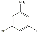 3-氯-5-氟苯胺结构式