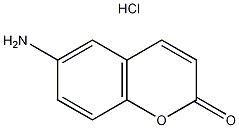 6-氨基香豆素盐酸盐结构式