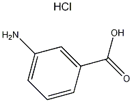 3-氨基苯甲酸盐酸盐结构式