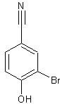 3-溴-4-羟基苯甲腈结构式