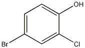 4-溴-2-氯苯酚结构式