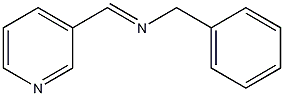 N-苄基-N-(3-吡啶亚甲基)胺结构式