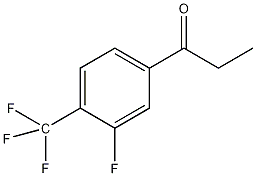 3'-氟-4'-(三氟甲基)丙酮结构式
