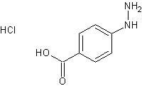 4-苯甲酸肼盐酸盐结构式