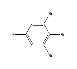 1,2,3-三溴-5-氟苯结构式