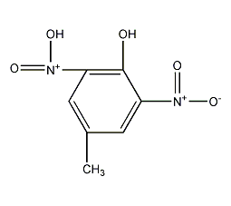 2,6-二硝基对甲酚结构式