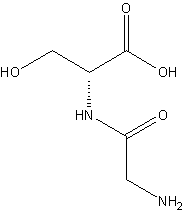 甘氨酰-D-丝氨酸结构式