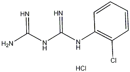 1-(2-氯苯基)双胍盐酸盐结构式