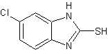 5-氯苯并咪唑-2-硫醇结构式