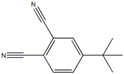 4-叔丁基邻苯二甲腈结构式
