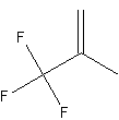 2-(三氟甲基)丙烯结构式