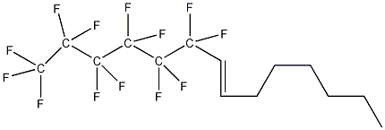 1-(全氟己基)辛-1-烯结构式