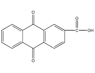 蒽醌-2-羧酸结构式