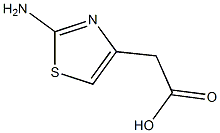 (2-氨基噻唑-4-基)乙酸结构式