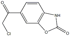 6-氯乙酰基-2-苯并噁吖啉酮结构式