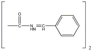 双[(苯基亚甲基)酰肼]乙二酸结构式