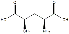 (2S,4R)-4-甲基谷氨酸结构式