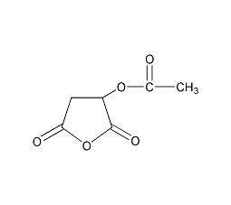 (R)-(+)-2-乙酰氧基丁二酸酐结构式