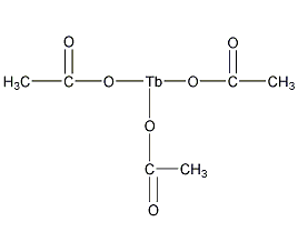 醋酸铽(Ⅲ)结构式
