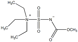 (甲氧基羰基磺酰胺)三乙氨基氢氧化铵结构式