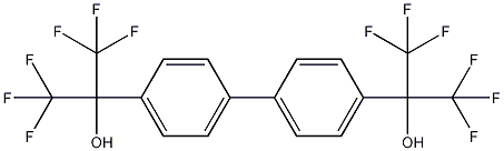 4,4'-双(2-羟基六氟异丙基)联苯结构式