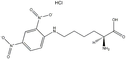 N-(2,4-二硝基苯)-L-赖氨酸盐酸盐结构式