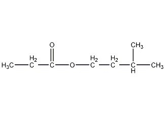 丙酸异戊酯结构式