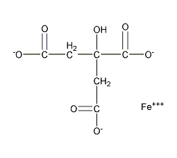 五水柠檬酸钠结构式
