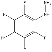 4-溴四氟苯肼结构式