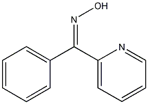 苯基-2-吡啶基酮肟结构式