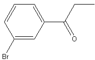 3'-溴苯丙酮结构式