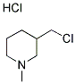 3-氯甲基-1-甲基哌啶盐酸盐结构式