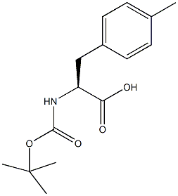 BOC-L-4-甲基苯丙氨酸结构式