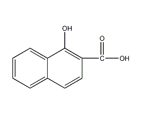 1-羟基-2-萘甲酸结构式