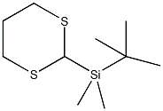 2-(叔丁基二甲基甲硅烷基)-1,3-二硫烷结构式