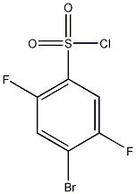 4-溴-2,5-二氟苯磺酰基氯结构式