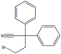 4-溴-2,2-二苯丁腈结构式