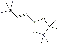 2-(三甲基硅基)乙烯硼酸频哪醇酯结构式
