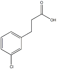 3-(3-氯苯基)丙酸结构式