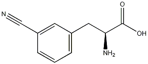 L-3-氰基苯丙氨结构式