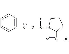 Z-L-脯氨酸结构式