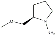 (R)-(+)-1-氨基-2-(甲氧基甲基)吡咯结构式