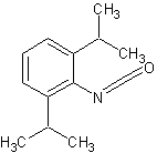 2,6-二异丙基异氰酸苯酯结构式