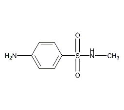 4-氨基-N-甲基苯磺酰胺结构式