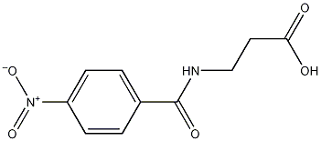 N-(4-硝基苄基)-β-丙氨酸结构式