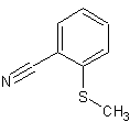 2-(甲基硫代)苯甲腈结构式