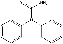 1,1-二苯基-2-硫脲结构式