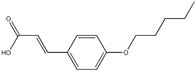 4-戊氧基肉桂酸结构式