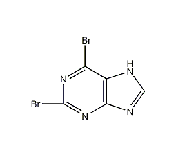 2,6-二溴嘌呤结构式