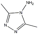 4-氨基-3,5-二甲基-4H-1,2,4-三嗪结构式
